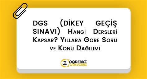 DGS sınavından hangi dersler var DGS sınavından hangi dersler var