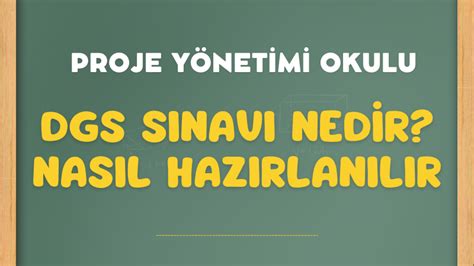DGS sınavı nedir
