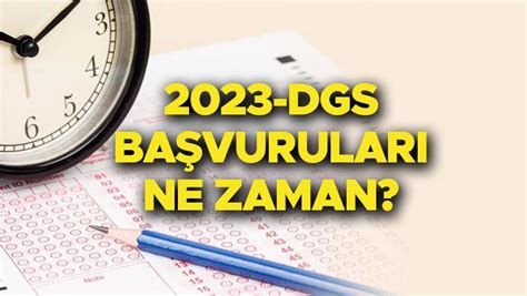 DGS Sınav tarihi 2025