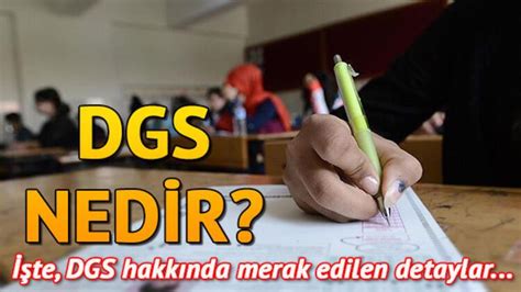 DGS Sınav tarihi 2025