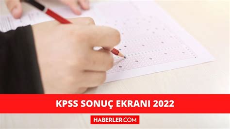 KPSS Sınav Sonuçları